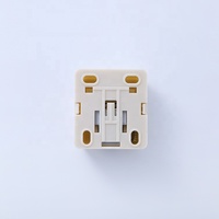 Boîtier téléphonique mural JISJACK 6P2C à remplissage de gel, simple/double port RJ11/RJ45, blanc, pour système de câblage, résistance d'isolation