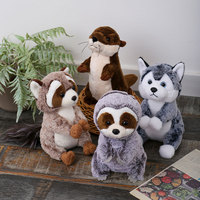 Jouets en peluche doux à succès, jouet en peluche réaliste en forme de loutre