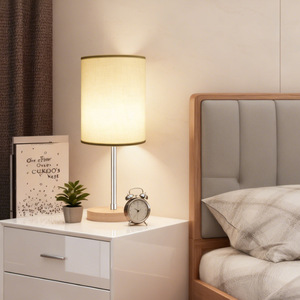 Cylinder Fabric Lamp Shade White Linen Look Easy Install Lamp <b>Accessory</b> for Table Desk <b>Floor</b> Lamps - Product Image 4
