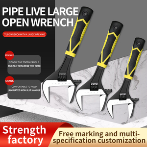 Chất lượng cao mục đích kép có thể điều chỉnh cờ lê với xử lý ngắn Chrome-Kết thúc thép cho công nghiệp và sửa chữa các ứng dụng - Product Image 5