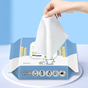 Lingettes humides pour toilettes Haishi Hainuo, 40 lingettes, lingettes humides pour la maison, grand format, lingettes humides 20*15cm - Product Image 1