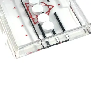 Buy acrylic Desktop Battle Sling Hockey Game Interactive Toy Foosball Winner Board Game for display only