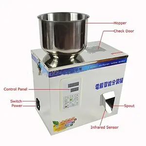 Poedervulmachine Met Kleine Capaciteit Voor Het Verpakken Van Rijst/Zaden/Voedingsmiddelen/Noot/Pistache/Multifunctionele Silicagel Droogmiddel Granule Po