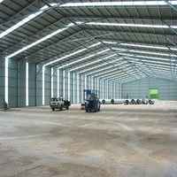Hangar Moderno para Aviones, Estructura de Acero para Mantenimiento Aeroportuario, Almacenamiento de Aeronaves, Instalación Rápida