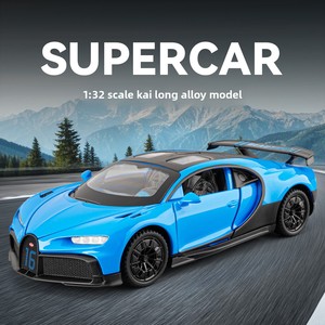 Modelo de Coche Deportivo Bugatti <span class=keywords><strong>Chiron</strong></span> de Aleación a Escala 1:32, Juguete de Simulación, Unisex, 14 Años, Venta al por Mayor, Envío Directo - Product Image 1