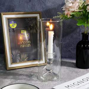 Lanttu Tempat Lilin Jumlah Besar-12 Buah Tempat Lilin Lancip Kaca, Centerpieces Pernikahan untuk Dekorasi Meja, Tempat Lilin Nazar - Product Image 6