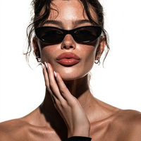 Lbashades JS-3603S Gafas de Sol Polarizadas Ovaladas Pequeñas de Lujo, Ecológicas, CP+PC, Alta Calidad, Protección UV400, para Hombre y Mujer
