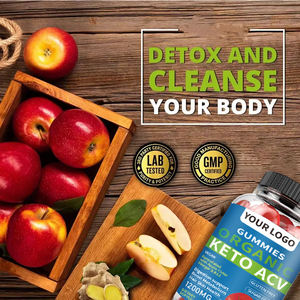 Productos de Belleza, Gomitas Veganas para Adultos con Vitamina B-9 y B-12, Vinagre de Sidra de Manzana, con Soporte Antioxidante, 1000 mg de <span class=keywords><strong>AVC</strong></span> por Porción - Product Image 2