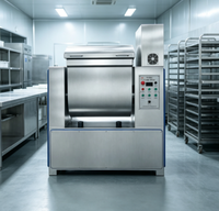 Machine automatique de fabrication de biscuits, mélangeur horizontal pour la garniture de crème, pour ligne de production de gaufrettes et de biscuits sandwich, 100 kg