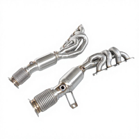 Collecteurs d'échappement en acier inoxydable pour améliorer les performances du moteur Audi R8 V8 4.2 2006-2015 – Optimise le flux des gaz d'échappement