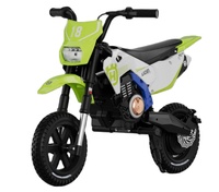 Moto électrique 24V pour enfants, moteur sans balais, pneus de 12 pouces, siège en cuir, frein à main, Bluetooth, CE EN71, moto à conduire