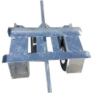 <span class=keywords><strong>Remorque</strong></span> galvanisée de 50 kg/<span class=keywords><strong>500kg</strong></span>, tracteur longeur de poubelle - Product Image 3