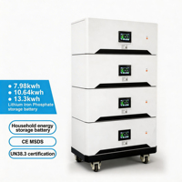Batterie de stockage d'énergie modulaire empilable 48V 200Ah 280Ah 300Ah LiFePO4 pour le stockage d'énergie solaire résidentielle avec 8000 cycles
