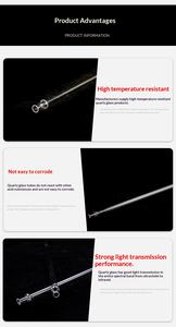 หลอดควอตซ์แคปิลลารีขนาดเล็กแบบโปร่งใสขัดเงาทนความร้อนแบบกำหนดเอง หลอดควอตซ์แคปิลลารีแบบสี่เหลี่ยม - Product Image 6