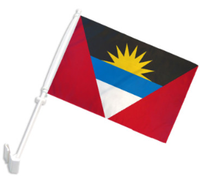 Vente en gros Martinique drapeaux de fenêtre de voiture bon marché vierges par sublimation drapeau de voiture drapeau national en polyester