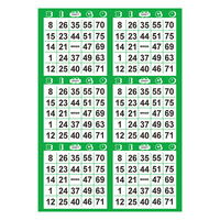 Jeu de société de bingo avec cartes en papier recyclable, logo personnalisé, taux de gagnants, jeu de cartes numérotées pour les fêtes de fin d'année