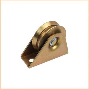Balançoire réglable à ressort robuste petite roulette porte coulissante roues à rouleaux en acier inoxydable - Product Image 6