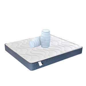 Colchón Híbrido de Muelles Ensacados de 22 cm con Tejido de Punto, Látex Natural y Espuma de Alta Densidad, Enrollado y Empaquetado, Exportador de Colchones Enrollables - Product Image 3