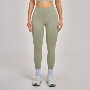Legging de yoga personnalisé pour femme, effet push-up, sans couture, pour le sport et la gym, avec effet froncé aux fesses, pour le fitness - Product Image 5