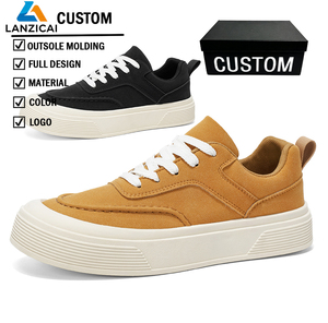 Baskets en toile originales <span class=keywords><strong>pour</strong></span> hommes, plates, décontractées, tendance, à lacets, vulcanisées, <span class=keywords><strong>pour</strong></span> adolescents, à prix bas, chaussures <span class=keywords><strong>bateau</strong></span>, couvre-chaussures de skateboard - Product Image 1