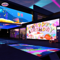 Projecteur laser interactif pour sol et mur, projection immersive, grand écran, hologramme, salles de fête, projection