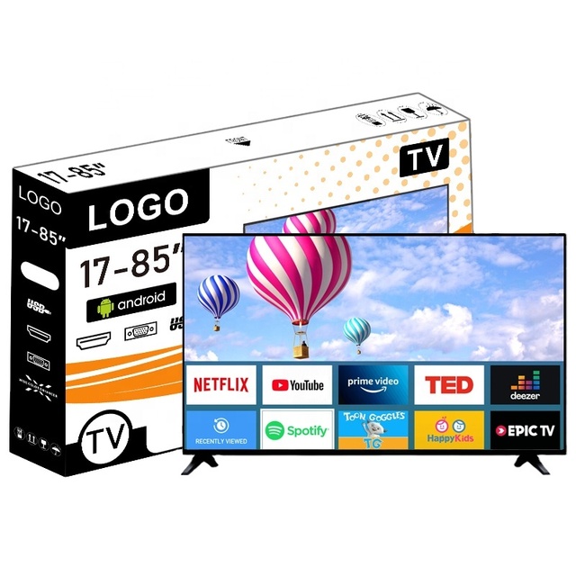 Verified Suppliers Accept Custom OEM Smart Tv 40 Inch Android TV Flat Screen LED TV Ultra HD 4K Smart Television