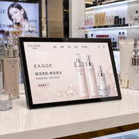 Bingkai Foto Digital LCD FHD 21,5 Inci dengan WiFi, Layar Sentuh, Pemutar Foto dan Video untuk Rumah, Kantor, dan Display Ritel
