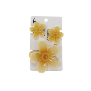 Set di fermagli per capelli a forma di fiore a cinque petali, 2 per colore, scatola da 600 pezzi - Product Image 1