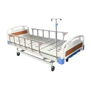 3-Function High Quality Hospital Equipment Manual Hospital Bed With Three Cranks