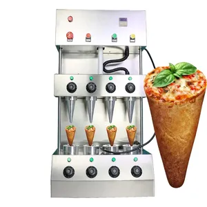 Paraguas automático comercial para aperitivos, máquina formadora de conos de Pizza/equipo de fabricación de China, equipo de cono de helado