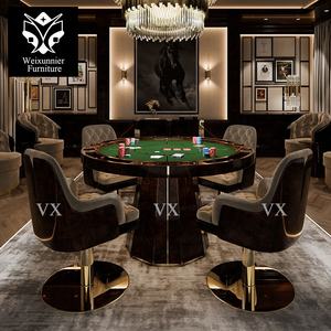 <span class=keywords><strong>Table</strong></span> <span class=keywords><strong>de</strong></span> <span class=keywords><strong>poker</strong></span> Texas Hold'em <span class=keywords><strong>de</strong></span> style moderne et luxueux avec panneau d'angle en bois pour meubles <span class=keywords><strong>de</strong></span> divertissement ou <span class=keywords><strong>de</strong></span> jeu - Product Image 2