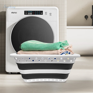 42L Thoải Mái Non- Slip Grip Xử Lý Di Động Có Thể Gập Lại <span class=keywords><strong>Hamper</strong></span> Giặt Basket Home Organizer Và Lưu Trữ - Product Image 5