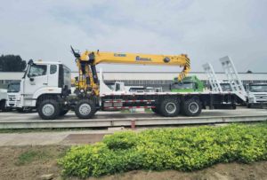 شاحنة بضائع مسطحة ساينوتراك 12x6x4 بقوة 380hp بقوة 400 حصان مركبة على 10 12 طن بأقل سعر - Product Image 3