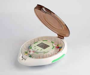 OEM Pillendose mit 28 Fächern, Alarm, Kunststoff-Pillenbox, Automatischer Pillenspender mit Schlüsselverriegelung und LCD-Display - Product Image 3