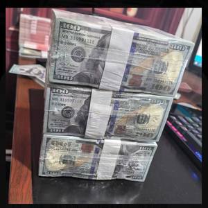 Paquete de cinturón de dinero de tamaño de 5cm de dólar estadounidense, papel financiero especial para bancos y supermercados, billete de Carnaval Diwali con número de serie - Product Image 3