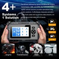 TOPDON ArtiDiag500 con AutoVIN, Transmisión de Datos en Tiempo Real, 6 Funciones de Reinicio (Aceite, TPMS, EPB, SAS, BMS, Aceleración) para 4 Sistemas