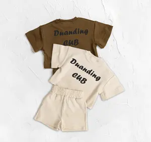 Factory Customization baby clothes sets 0-12 years children's fashion wear two-piece suits