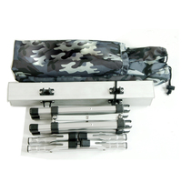 Onwaysports Table de camping pliante portable avec cadre en aluminium Petite table pliante d'extérieur