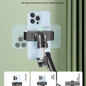 Support de téléphone <span class=keywords><strong>portable</strong></span> sur pied avec <span class=keywords><strong>bras</strong></span> télescopique <span class=keywords><strong>pour</strong></span> diffusion en direct à domicile, visionnage de séries, utilisation en dortoir, support de téléphone <span class=keywords><strong>pour</strong></span> lit et canapé - Product Image 5