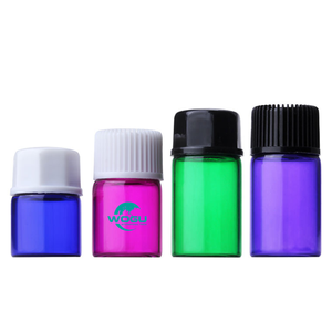 Campioni gratuiti mini tester di profumo 1ml 2ml 3ml 5ml verde blu viola rosa colore rosso vetro olio essenziale piccola bottiglia - Product Image 4