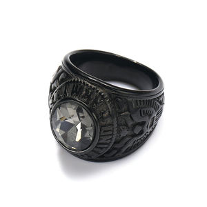 حلقات مقاومة للماء من الفولاذ المقاوم للصدأ hiphoop للرجال - Product Image 4