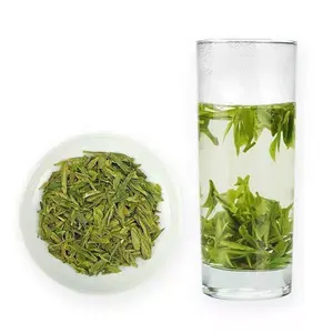 Premium China 100% Organic Dragon well green tea Longjing Green Tea