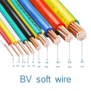Kualitas tinggi BV/BVV/BVR/BVVB Tembaga konduktor PVC isolasi BV kawat listrik kabel daya untuk Afrika Selatan - Product Image 5