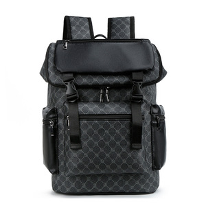 Unisex Premium PU Waterproof Business Laptop <b>Backpack</b> <b>Large</b> Capacity Anti Theft Travel Slim Durable Zipper Interior Zipper - Product Image 6