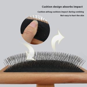 Nuevo Cepillo Removedor de Pelo para Mascotas, Portátil, Simple, Autolimpiante, de Madera, con Adhesivo, Peine de Masaje para Perros y Gatos, para el Cuidado de Mascotas - Product Image 6