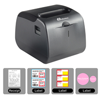 Impresora de Recibos de Escritorio Milestone MHT-L80G con 10% de Descuento, Impresora de Tickets de 3 Pulgadas y 80 mm, Compatible con Códigos QR, ESC POS, Impresora de Facturas en Existencia