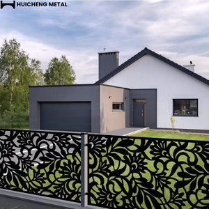 Custom Pattern Aluminum Laser Cut <strong>Fence</strong> Decorative <strong>Metal</strong> Privacy Screen <strong>Panels</strong> Modern <strong>Garden</strong> <strong>Fence</strong> for Backyard Patio Area - Product Image 4
