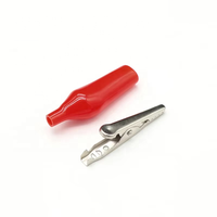 Pince crocodile 28mm 35mm 45mm en plastique pour test de batterie automobile 5A