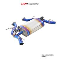 Tuyaux d'échappement Catback de haute qualité pour Cadillac CT4 CT5 2.0T (modèles 2019 à aujourd'hui) avec moule CNC et dispositif de fixation précis