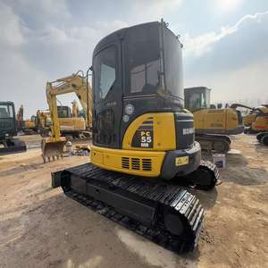 รถขุดไฮดรอลิกขนาดเล็ก PC55 รถขุดตีนตะขาบ รถขุดไฮดรอลิก เครื่องยนต์คูโบต้า - Product Image 1